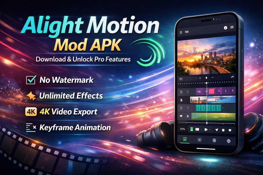 Alight Motion Mod APK | Download & Unlock Pro Features 1 image