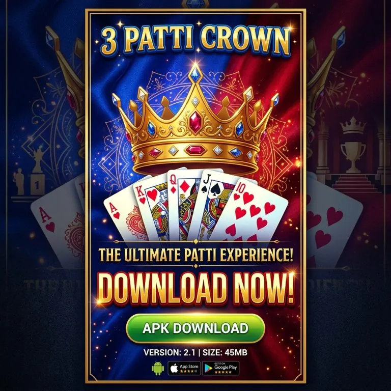 3 Patti Crown Game Pakistan Free Download v1.47 for Android
