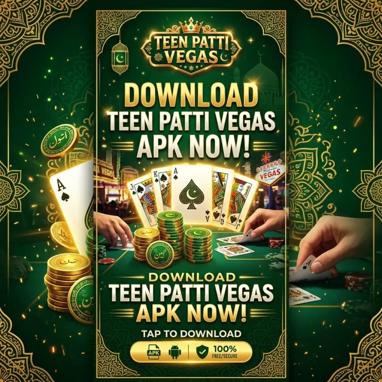 Teen Patti Vegas Pakistani Game Download Latest Version 2026